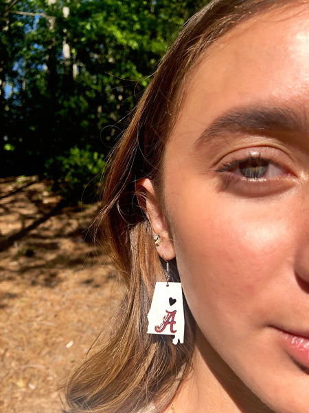 Alabama Roll Tide Collegiate Earrings