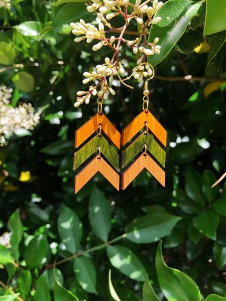 Polly Arrow Dangles - Earth Multi