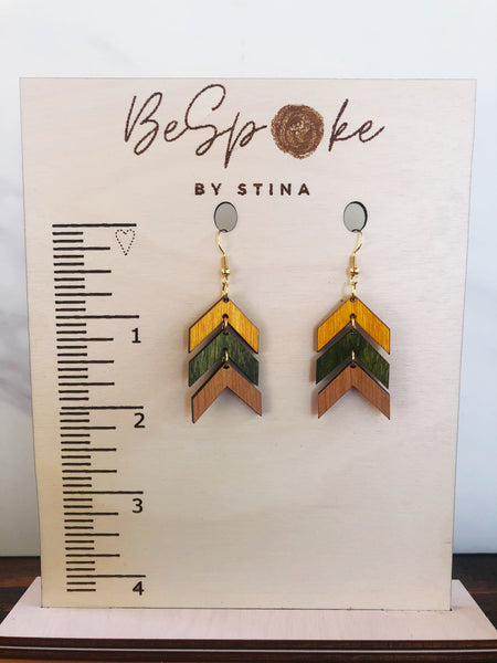 Polly Arrow Dangles - Earth Multi