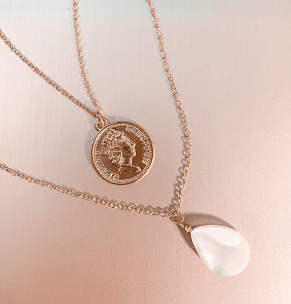 Eliza Mother of Pearl Necklace Set