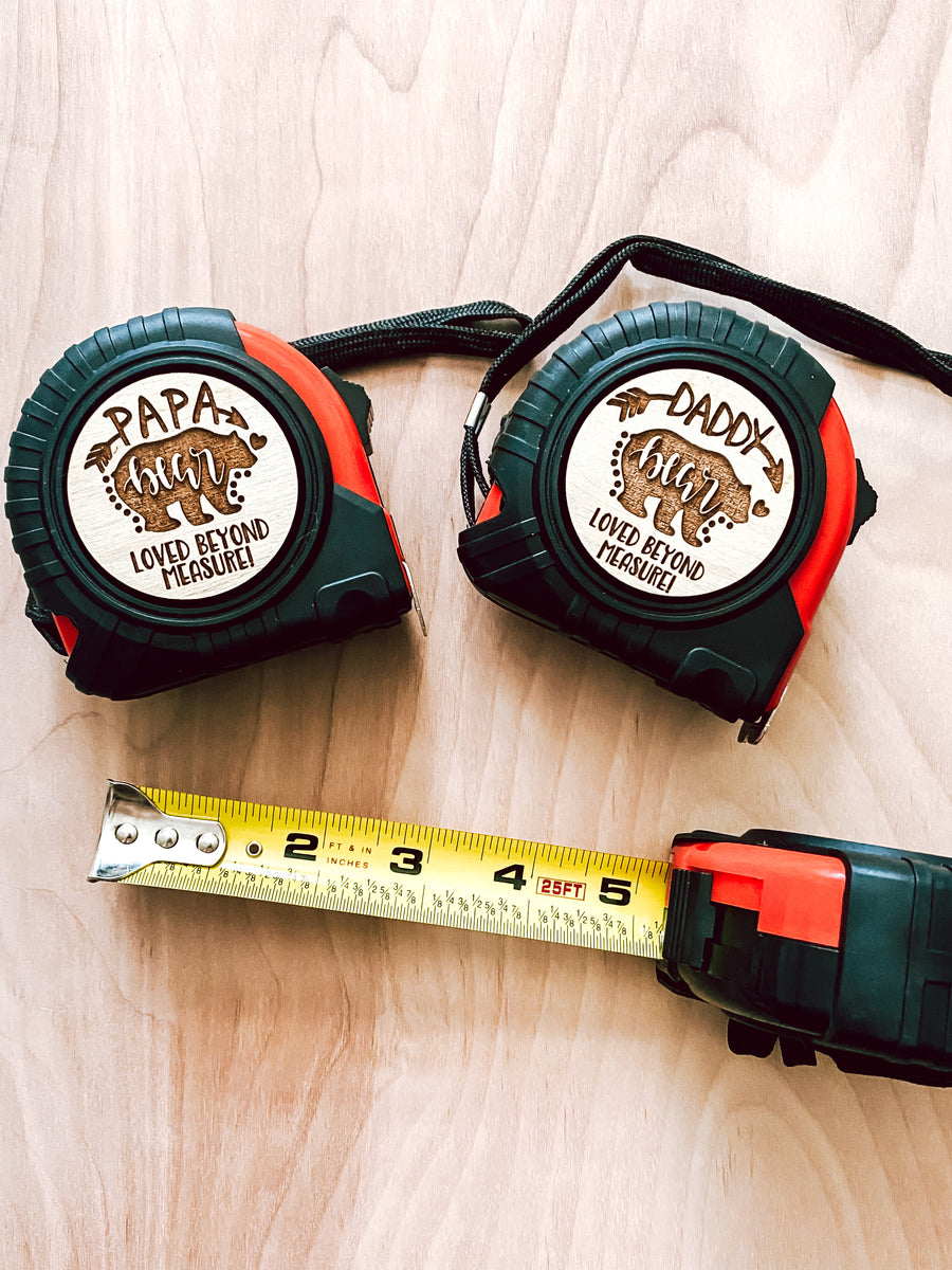 Personalized Father's Day Gift - personalized measuring tape with the – The  Honey Do Files