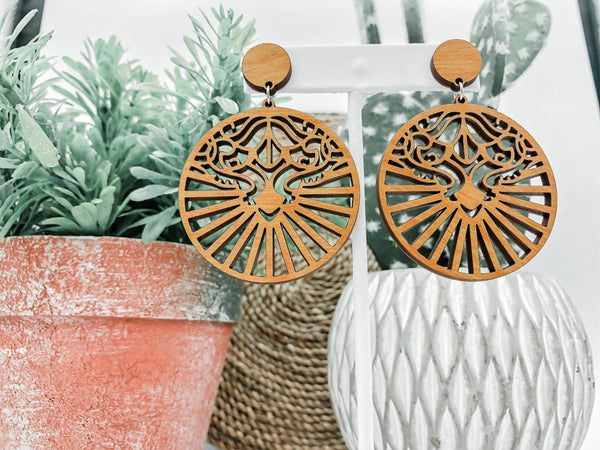 Sassy Lion Sun Ray Earrings
