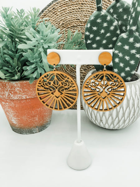 Sassy Lion Sun Ray Earrings