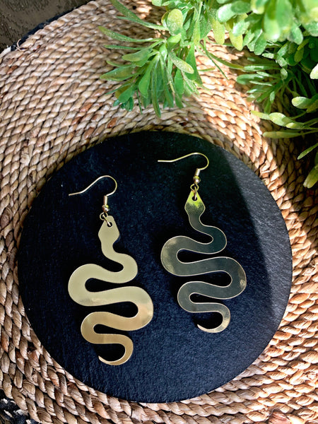 Snake Dangle Earrings