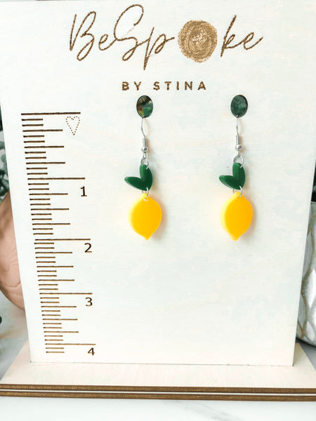 When Life Gives You Lemons Dangle Earrings