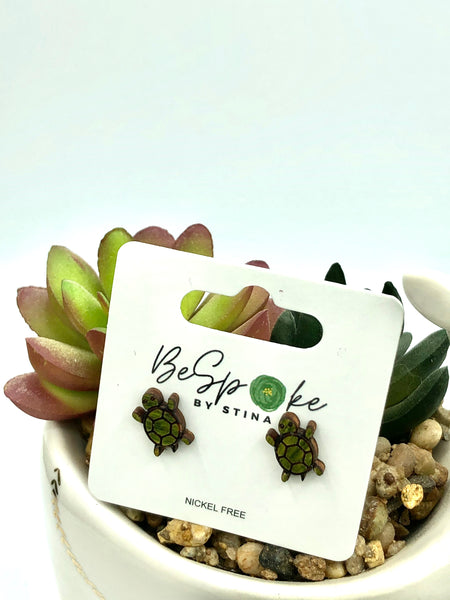 Turtle Love Studs