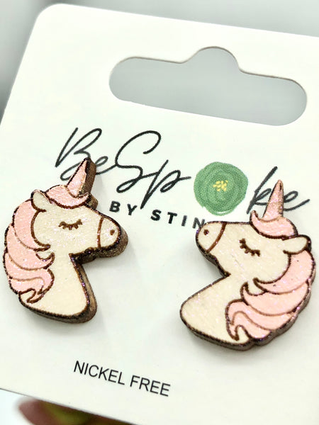 Unicorn Molly Stud Earrings