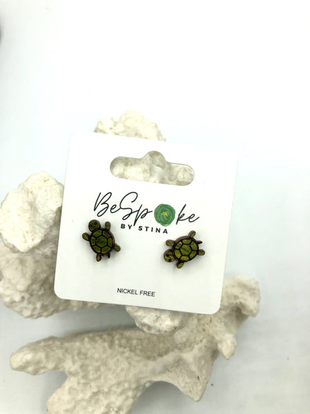 Turtle Love Studs