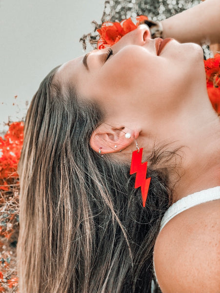 Electra Lightning Bolt Earrings