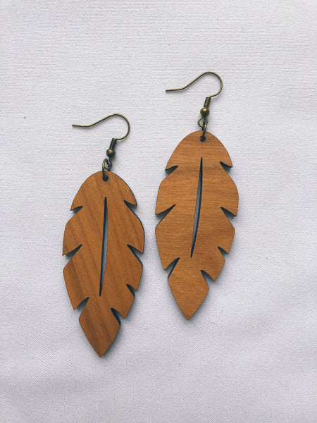 Palm Beach Leaf Earring
