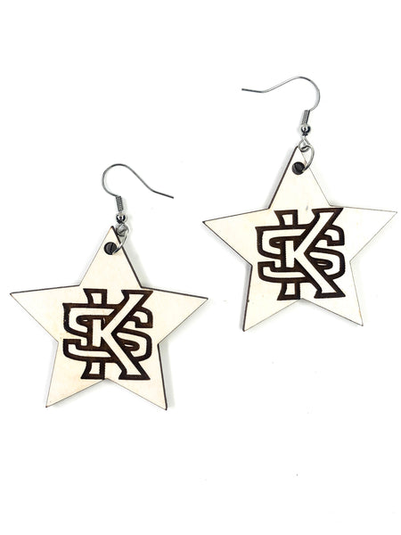 Kennesaw State University (KSU) Collegiate Star Earrings