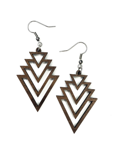 Harlow Geometric Triangle Arrow Earrings