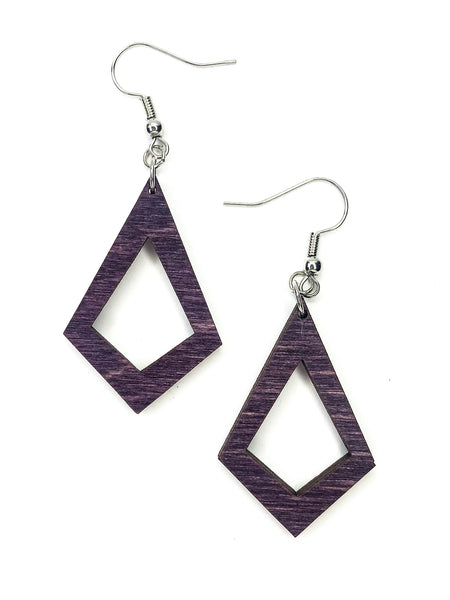 Naomi Hollow Diamond Earrings