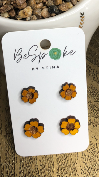 Mommy and Me Summer Flower Stud Earrings