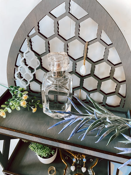 Hardwood Diamond Tiered Tray