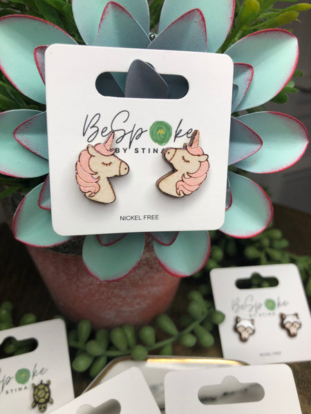 Unicorn Molly Stud Earrings