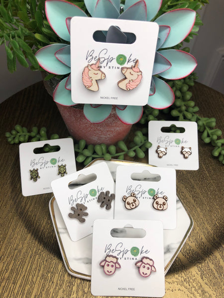 Unicorn Molly Stud Earrings