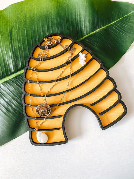Bee Hive Tier Tray Decor/Jewelry Catch All
