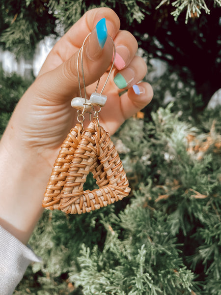 Beautiful Boho Pearl Earrings