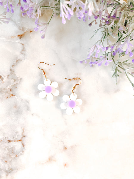 Daisy Flower Earrings