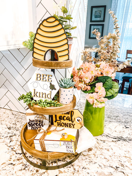 Honey Bee Tiered Tray Set