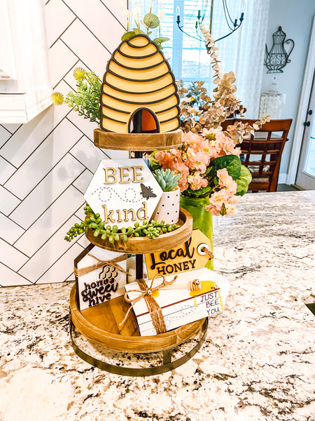 Bee Hive Tier Tray Decor/Jewelry Catch All