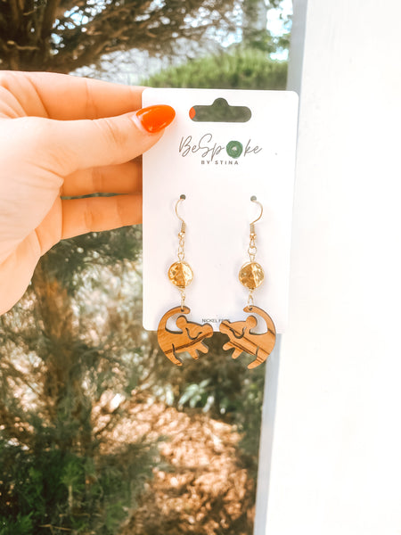 Always Remember Who You Are Simba Earrings
