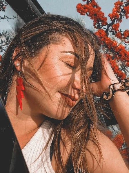 Electra Lightning Bolt Earrings