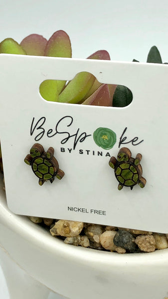 Turtle Love Studs