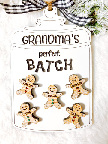 Perfect Batch Personalized Gingerbread Cookie Jar Ornament/Magnet